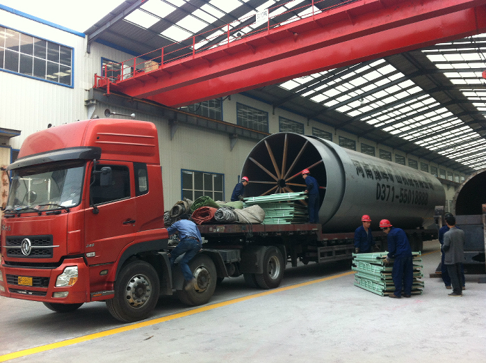 2.7*60米回轉(zhuǎn)窯裝車(chē)圖