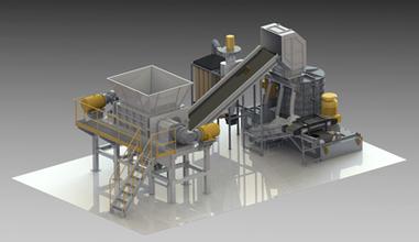 撕碎機(jī)整機(jī)系統(tǒng)